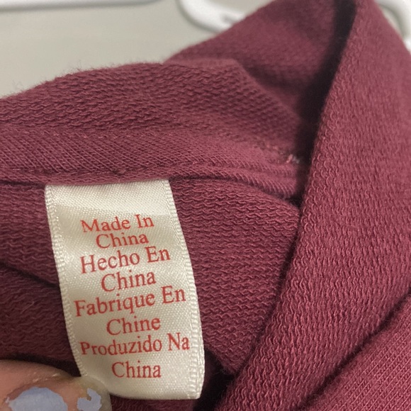 An Original Penguin Burgundy Graphic Hoodie Size XXL - Picture 9 of 10